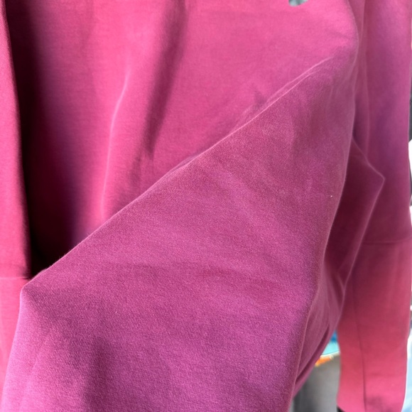 Nike Sportswear Tech Fleece CU4505-653 Burgundy Crewneck Gym Sweatshirt Athletic - Picture 3 of 11